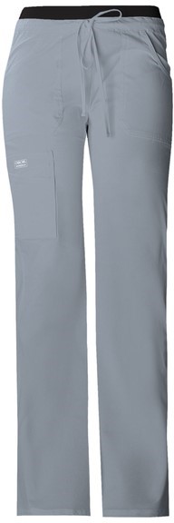 Cherokee Cherokee Grey Luxe Women's Elastic Waist Pull On Cargo Pants 1067-Grey