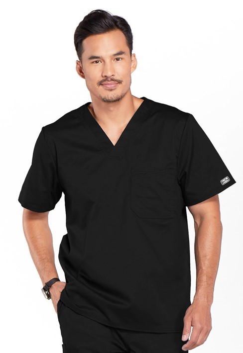 Cherokee Cherokee Men's WorkWear Core Stretch V-Neck Scrub Top 4743