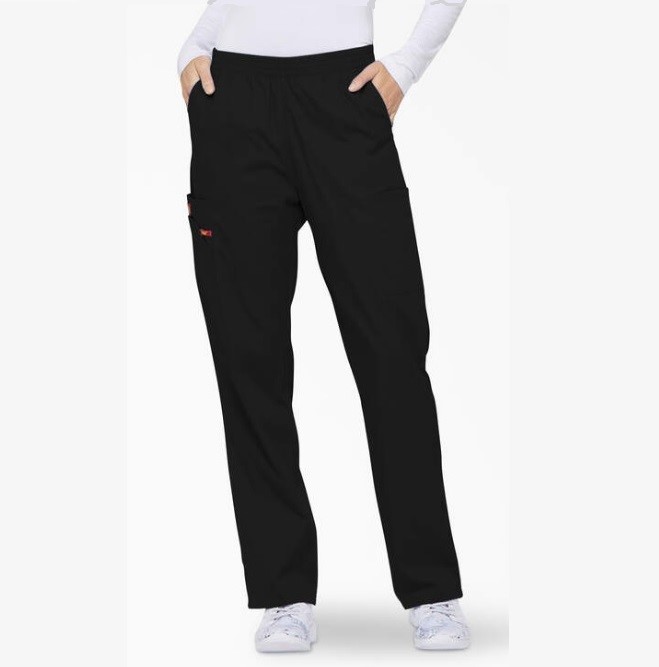 Women's Black Scrub Bottoms 86106-CPCC