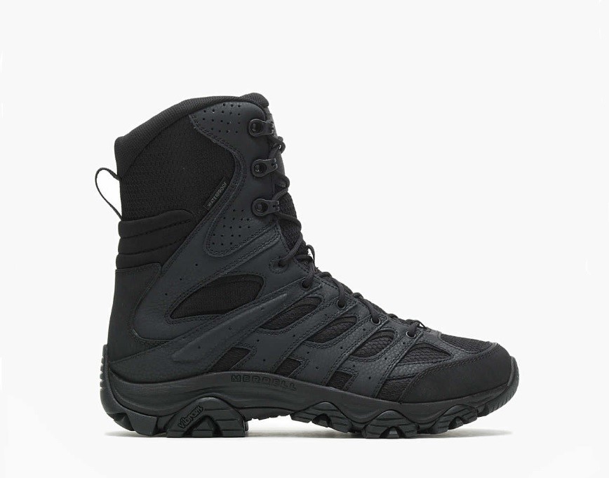 Merrell Unisex Moab 3 8" Tactical Zip Waterproof Wide Width J003907W