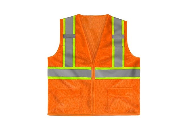 Max Apparel Hi-Viz Class 2 Deluxe 8 Pocket Vest MAX437