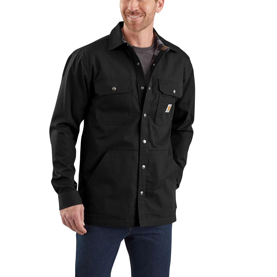 Ripstop Solid Shirt Jacket 104146