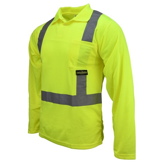 Radians Class 2 Hi-Viz Safety Sleeve Polo