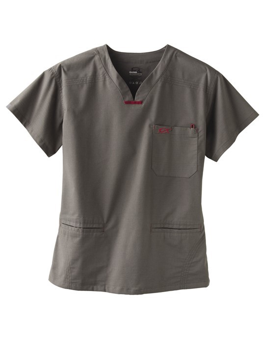 IguanaMed Women's MedFlex II Quattro V-Neck Scrub Top