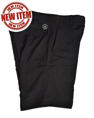 CS210 Anderson Wear Black Elastic Waist Shorts