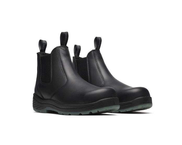 Thorogood 6" Black Quick Release Station Boot Safety Toe with Translucent Bottom 804-6134