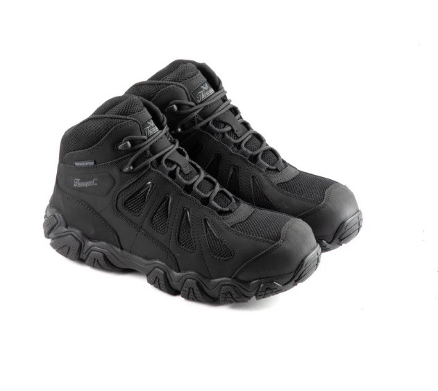 Thorogood Men's Black Crosstrex Mid Waterproof Hiker 834-6294