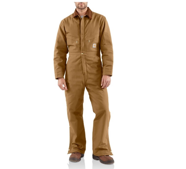 Carhartt Duck Quilt-Lined Coveralls X01BRN