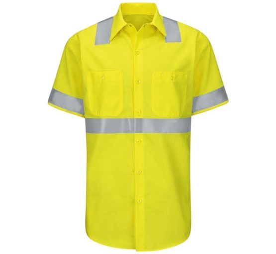 Red Kap Type R Class 2 Enhanced Visibility Ripstop Workshirt