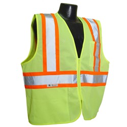 Radians Class 2 Hi-Vis Economy Mesh Zippered Vest