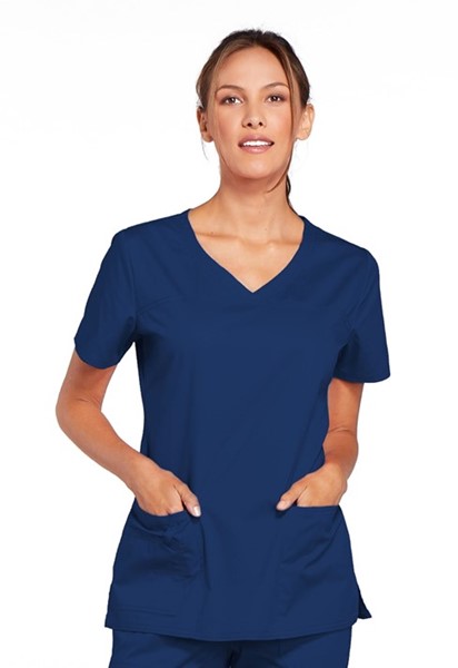 Cherokee Women's WorkWear Core Stretch V-Neck Scrub Top