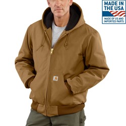 J140 Carhartt Duck Active Jacket-Quilted Thermal Lined